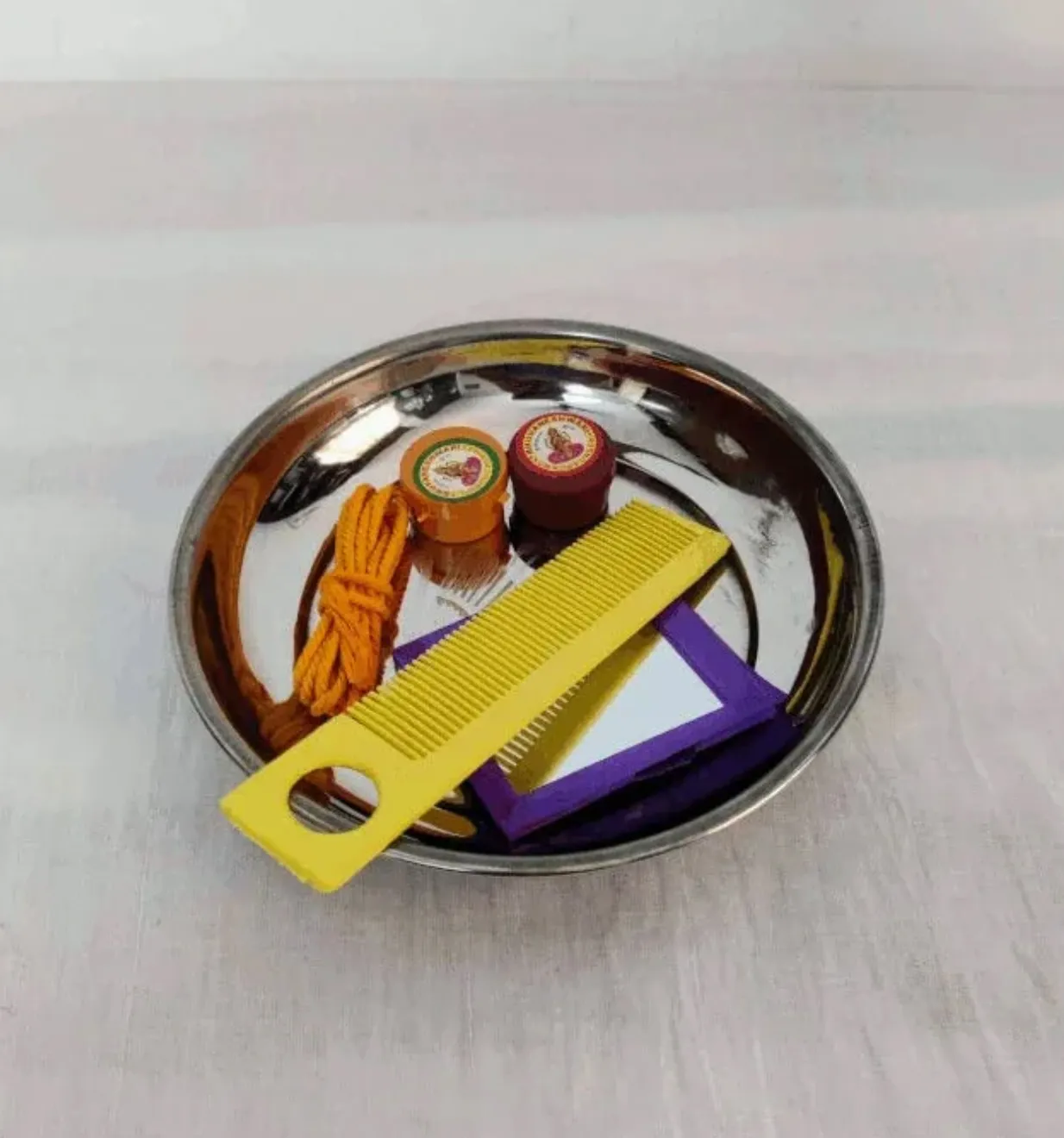 Steel Plate Sumangali Set 1pc